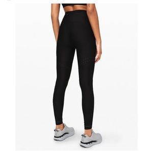 lululemon zoned in tight black size 2